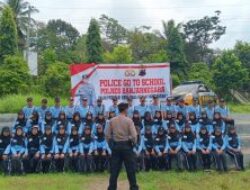 Beri Sosialisasi Pelajar, Polres Banjarnegara Larang Knalpot Brong