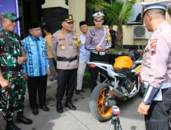 Polresta Magelang Bersama Forkopimda Musnahkan Ratusan Kenalpot Brong