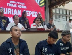 Polrestabes Semarang Amankan, Tiga Pemuda Mranggen Pencuri Motor