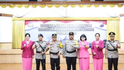 Di Tengah Pengamanan Pemilu 2024, Polda Jawa Tengah Lantik Pejabat Baru