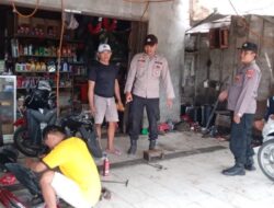 Sambangi Bengkel Motor, Polsek Sluke Sosialisasi Larangan Knalpot Brong