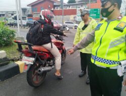 Gelar Operasi, Unit Lantas Polsek Gayamsari Semarang Intensifkan Penindakan Knalpot Brong