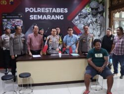 Polrestabes Semarang Gelar Konferensi Pers Kasus Duel Dua Warga Genuk Semarang Berujung Maut