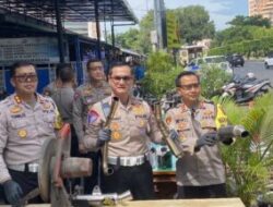331 Unit Knalpot Brong Dihancurkan Satlantas Polrestabes Semarang
