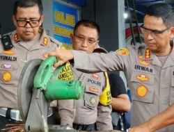 Buka Posko Donasi, Polrestabes Semarang Kumpulkan Ratusan Knalpot Brong