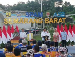 Presiden Jokowi resmikan SPAM Semarang Barat untuk suplai air bersih
