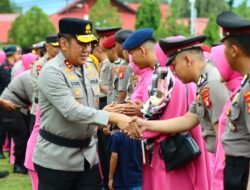 196 Personel Mapolda Naik Pangkat, Kapolda Kalteng Pimpin Upacara Korp Raport