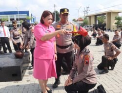 76 Personil Polres Sukoharjo Naik Pangkat