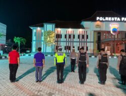 Personel Polresta Pati Giat Patroli dan Amankan Kantor Pemilu Menjelang Pemilu 2024