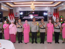 Kapolda Kalteng Hadiri Kenal Pamit 3 Pejabat Utama dan Kapolres Sukamara