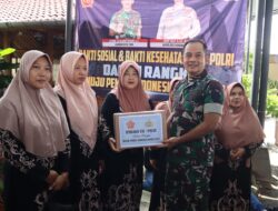 Bagi-bagi Sembako, TNI Polri di Sukoharjo Cooling System Wujudkan Pemilu Damai