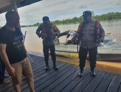Inovasi Anjeli Polsek Dushil Laksanakan Patroli Antisipasi Banjir dan Beri Imbauan