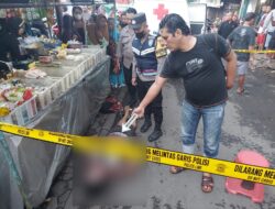 Polsek Pati Olah TKP Penemuan Orang Meninggal Mendadak di Pasar Puri