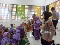 Satlantas Polresta Pati Adakan Program Polisi Sahabat Anak di TK Aisyiyah 05