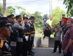 Aksi Unra Petani Perkebun di PN Nanga Bulik, Kapolres Lamandau Pimpin Pengamanan