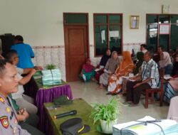 Polsek Dukuhseti Pantau Penyaluran PTSL Di Desa Kembang