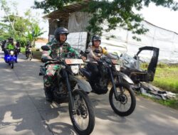 Kebersamaan TNI-Polri, Patroli Sepeda Motor Ciptakan Rasa Aman Jelang Pilpres