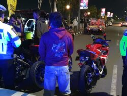 Polisi Terus Tekan Knalpot Brong, Sektor Semarang Barat Aman 5 Knalpot Brong