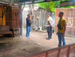 Operasi Sabtu Siang: Polsek Wedarijaksa Bersama Personil Kerahkan Tenaga untuk Cek Aktivitas di Balai Desa Trangkil