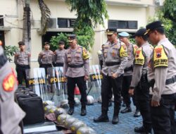 Jamin Keamanan Pemilu, Kapolres Banjarnegara Cek Perlengkapan Kesiapan Pengamanan