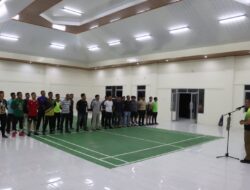 Cari Bibit Atlet, Kapolres Lamandau Buka Turnamen Badminton Kapolres Cup