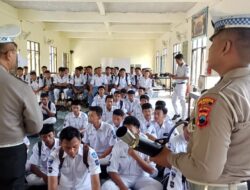 Polresta Pati Sosialisasikan Larangan Knalpot Brong di SMK Negeri 4 Pati