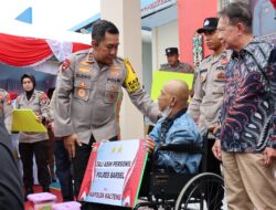 Kapolda Kalteng Berikan Tali Asih Personel Polres Barsel yang Sakit, Purnawirawan, Warakauri dan Para Tokoh