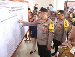 Wakapolda Kalteng Cek Gudang Logistik Pemilu di Kabupaten Kotim