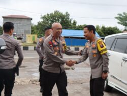 Wakapolda Kalteng dan Kapolres Katingan Cek Langsung Keamanan Gudang Logistik KPUD