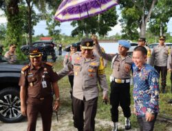 Wakapolda Kalteng Tinjau Langsung Keamanan Logistik Pemilu 2024 di KPU Sukamara