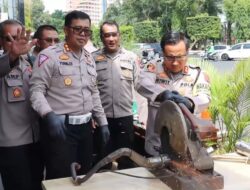 Polrestabes Semarang Buka Posko Donasi Knalpot Brong untuk Panti Asuhan