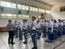 Patroli Keamanan Sekolah (PKS) Diperkuat di SMA Negeri 01 Pati oleh Satlantas Polresta Pati