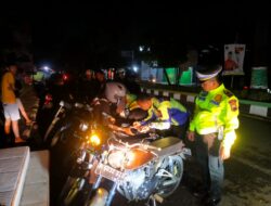 84 Pelanggaran Terjaring dalam Razia Malam Minggu, 4 Sepeda Motor Diduga Terlibat Balap Liar