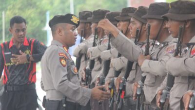 Ditsamapta Polda Kalteng Latkatpuan Personel Bintara Remaja Lulusan 2023