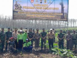 Bentuk Sinergitas TNI-Polri, Kapolresta Pati Hadiri Kegiatan Karya Bakti TNI di Desa Regaloh Tlogowungu