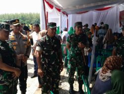 Sinergitas TNI-Polri, Kapolresta Pati Hadiri Karya Bakti TNI di Desa Regaloh Tlogowungu