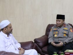 Ditemui Wakaops NCS Polri, Habib Taufiq Assegaf Pasuruan Mendo’akan Pemilu Aman dan Damai