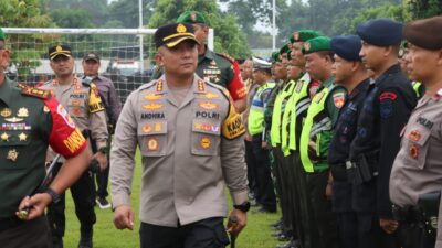 Lapangan Gelora Soekarno Mojoagung Jadi Saksi Apel Pengamanan VVIP