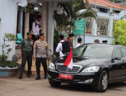 Kapolresta Pati dan Dandim 0718 Pati Terlibat dalam Pengamanan Kunjungan Wakil Presiden