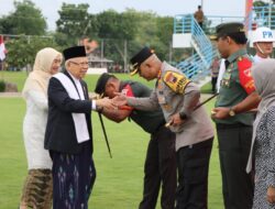 Apel Gelar Pengamanan, Persiapan TNI-Polri Hadapi Kunjungan Kenegaraan di Pati