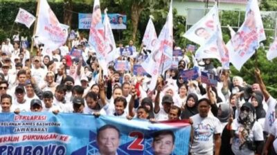 Kampanye Paslon Prabowo Gibran di Jember Berlangsung Meriah