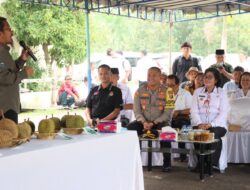 Promosikan Durian Lokal, Kapolres Lamandau dan Forkopimda Hadiri Kontes Durian