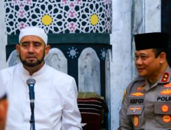 Kaops NCS Polri Serukan Jaga Pemilu 2024 Aman dan Damai di Depan Jamaah Habib Syech