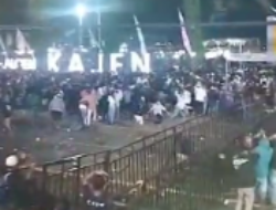 Kericuhan Perayaan Malam Tahun Baru 2024 di Alun-alun Kajen Kabupaten Pekalongan