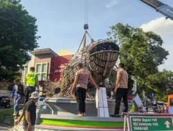 Kabupaten Pati Miliki Ikon Baru Monumen Ikan Bandeng Berbahan Knalpot Brong