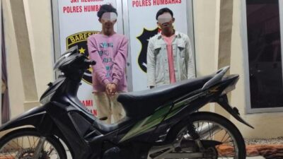 Polres Humbahas Tangkap Pelaku dan Penadah Sepeda Motor Karyawan Swasta