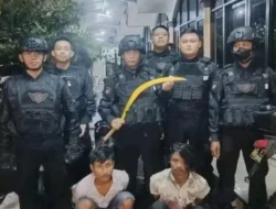Polisi Amankan 2 Pemuda Bersenjata Tajam Diduga Hendak Tawuran di Semarang