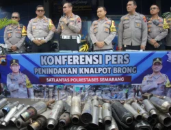Gelar Operasi Selama Tiga Hari, Polrestabes Semarang Sita 331 Knalpot Brong