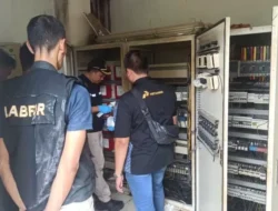 Tim Labfor Polda Jateng Kumpulkan Barang Bukti Ledakan SPBU Undip Tembalang Semarang