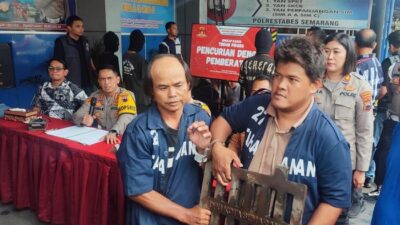 Pencuri Tutup Selokan di Tlogosari Kota Semarang Ditangkap, Ini Pengakuannya